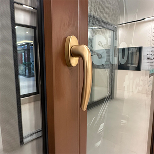 Tùy Chỉnh Nhôm-Clad Gỗ Hướng Trong Cửa Sổ Cửa Sổ Với Kính Cường Lực Trẻ Em An Toàn Cho Ngôi Nhà Trường Không Gỉ Louver Rèm Loại - Product Image 4