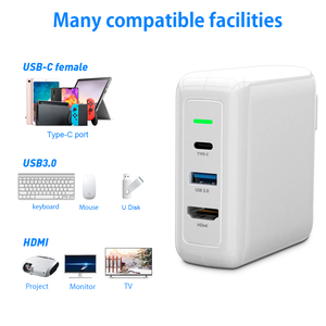 Rocketek Replacement Switch <span class=keywords><strong>Dock</strong></span> <span class=keywords><strong>USB</strong></span> <span class=keywords><strong>C</strong></span> PD 30W AC Adapter with HDMI Video Converter USB3.0 Fast Charger Power Port for <span class=keywords><strong>iPad</strong></span> <span class=keywords><strong>Pro</strong></span> - Product Image 4
