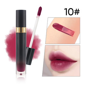 Gloss à lèvres soyeux et personnalisable MLM, haute pigmentation, non-collant, parfum vanille, longue tenue, maquillage des lèvres - Product Image 6