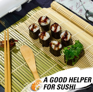 Kit de fabrication de sushis <span class=keywords><strong>professionnel</strong></span> DIY en vente chaude, ensemble d'outils de fabrication de sushis en bambou, rouleau, moule, ensemble de sushis manuel - Product Image 2