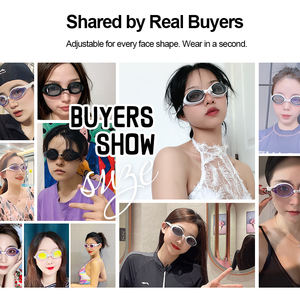 משקפי שחייה מקצועיים YL32 עם פטנט, ראייה HD, הגנה מפני אדים, הגנה מפני קרינת UV, 3 גשרים לאף, אטימה מפני דליפות מסיליקון, לתחרויות - Product Image 6