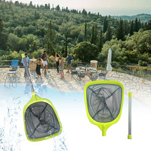 Filet d'écumoire de piscine à mailles super fines écumoire de feuilles vertes bon prix à vendre filet d'écumoire de piscine à mailles fines - Product Image 5