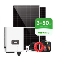 Système solaire PV 30KW sur réseau Trina 505W Panneau solaire onduleur deye 30KW Système solaire pour usage domestique