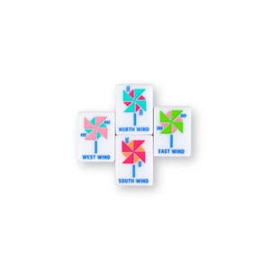 Ensemble de Mahjong américain en acrylique rose à quatre niveaux, de haute qualité et moderne, divertissement de luxe avec tuiles de Mahjong gravées - Product Image 4