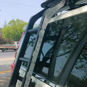 Escalera de acceso de techo lateral de ABS de aluminio plegable Universal para camionetas 4x4 Estilo de diseño de portaequipajes de puerta lateral todoterreno - Product Image 3