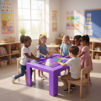 Table tactile interactive intelligente pour enfants, Android, Windows, éducation, 32, 43, 65 pouces, jeux imperméables pour enfants, table de jeu tactile