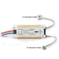 Intérieur DC12V/24V 32 Canal PIR Automatique Motion Sensor Controller Gradation Bande Escalier LED Échelle Lumière