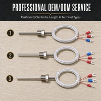 Sonde de température industrielle sans écran d'affichage, thermocouple SUS310/316, connexion système de mesure externe PT100, OEM ODM