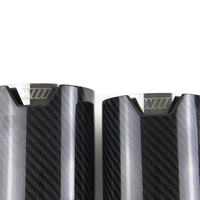 Silencieux M Performance en fibre de carbone noire et acier inoxydable avec double sortie, échappement chromé personnalisé en usine pour BMW, état neuf