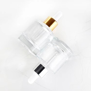 Chai Thủy Tinh Tinh Dầu Mỹ Phẩm Trong Suốt 30Ml <span class=keywords><strong>40Ml</strong></span> 50Ml Tùy Chỉnh Có Nắp Vặn Màu Vàng Ống Nhỏ Giọt Thủy Tinh Trong Suốt - Product Image 5