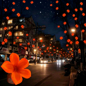 Ip65 Kapok Flower Decorative <b>Light</b> For Commercial Street And Amusement Area Lighting - Product Image 1