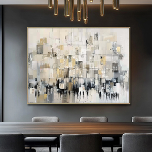Modern Western Wall Prayers Handmade Abstract Kotel Painting On Canvas <strong>Oil</strong> Medium <strong>Jewish</strong> Wailing Religious Wall Art - Product Image 2