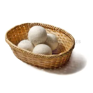Высокое качество, производитель Непала, шарики для сушки 100% шерсти, 6 упаковок, шарики для сушки фетровой шерсти для стирки, экологичные шарики