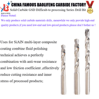 Banc Marque Contre Monde Première Classe Marque Chine Baolifeng GSD Série 5D Fraise En Carbure De Tungstène pour Le Traitement De L'acier Inoxydable