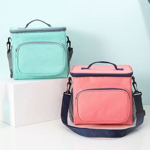 Custom Portable <b>Adult</b> <b>Lunch</b> <b>Box</b> Large Insulated Cooler Tote Bag Zipper Closure Waterproof for Men Women Kids Made Polyester for - Product Image 1