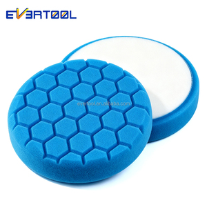 EVERTOOL 6 pouces Auto Hexago détaillant Machine rotative polissage finition tampons de polissage bleu 150mm tampon éponge de polissage - Product Image 3