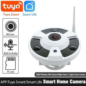 <span class=keywords><strong>Camera</strong></span> <span class=keywords><strong>IP</strong></span> không dây Tuya HD 4MP, mạng WIFI, mắt cá, góc rộng 360 độ, tầm nhìn ban đêm, cảm biến CMOS, tùy chọn lưu trữ dữ liệu trên đám mây - Product Image 4