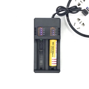 USB 18650 зарядное устройство <span class=keywords><strong>2</strong></span> слота 3,7 В <span class=keywords><strong>Ni</strong></span>-<span class=keywords><strong>MH</strong></span> <span class=keywords><strong>NI</strong></span>-CD аккумуляторные батареи умная Зарядка светодиодная подсветка электрические зарядные устройства - Product Image 4