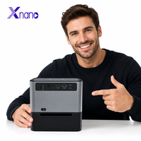 XNANO 2024 X3 MAX Mini Projecteurs Intelligents Android 11 WIFI LED 8K Vidéo Full HD 720P Pocket Home Cinéma 4K Projecteur avec Batterie