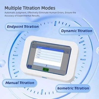 Titrateur Potentiométrique Automatique Intégré de Laboratoire de Haute Précision, Titration Multi-Méthodes, Analyseur d'Eau PH ORP Temp Chlorure Ion