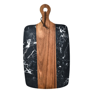 Tagliere di <span class=keywords><strong>marmo</strong></span> di legno di Acacia all'ingrosso della fabbrica che serve tagliere di formaggio <span class=keywords><strong>in</strong></span> <span class=keywords><strong>marmo</strong></span> bianco e nero - Product Image 1