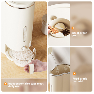 Thùng đựng gạo, ngũ cốc gia dụng Xinhang dung tích lớn, chống ẩm, chống côn trùng, dễ lấy đồ, hộp đựng kín hơi - Product Image 6