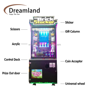 Dreamland Máquina Expendedora de regalos que funciona con monedas Máquina apiladora de ladrillos Arcade Prize Machine a la venta - Product Image 2