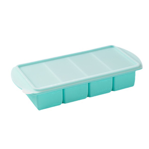 带盖硅胶冷冻托盘 - 硅胶冷冻食品模具 - 大号冰块托盘，硅胶冷冻容器，冷冻 - Product Image 6