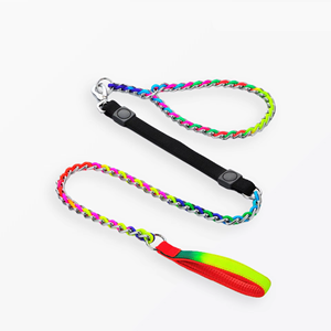 <span class=keywords><strong>Collar</strong></span> de entrenamiento de cadena de hierro resistente a la masticación para perros medianos y grandes, accesorios para mascotas - Product Image 6