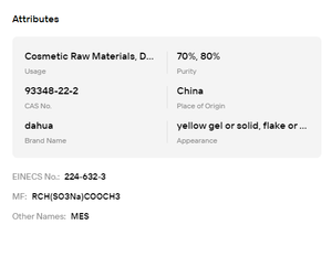 Sulfonate de sodium MES de qualité cosmétique pure pour la production de shampooings et de gels douche - Product Image 6