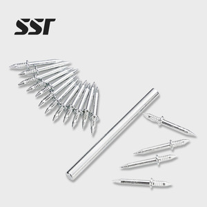 Clous sans trace à double tête avec manchon fileté, fixateur antirouille pour bois, 200/400/500/1000 pièces, clous métalliques non-marquants - Product Image 1
