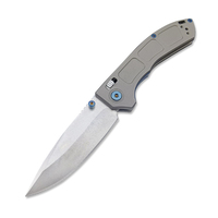 Couteau de survie pliable, manche en alliage d'aluminium, couteau de poche pour le camping, la chasse et les activités de plein air, OEM
