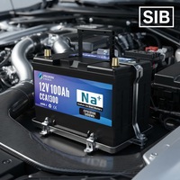 Batterie de démarrage au sodium-ion de qualité industrielle 12V 40Ah 60Ah 90Ah, zéro risque, charge rapide, SIB pour camping-car, bateau, véhicule tout-terrain