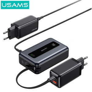 USAMS CD243 2025 Mini Power Bank Carré Personnalisé <span class=keywords><strong>65</strong></span> Watts 20000 mAh pour PC, Charge Rapide Extérieure 65W, Batteries Externes pour Ordinateur Portable Pas Chères - Product Image 4