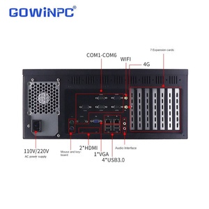 Guowin 4U Rackmount Industrial <b>Computer</b> with 9th Gen Intel Core Dual LAN 6 Serial Ports Triple Display Support - Product Image 3