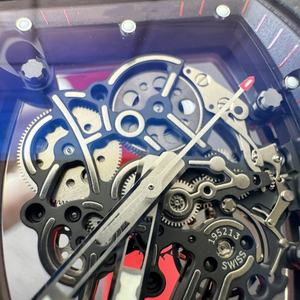 कारखाने के शीर्ष 055 76 ग्राम आयातित नेटप्ट कार्बन फाइबर रैमु2 आंदोलन को मील सैपफायर क्रिस्टल पुरुषों की लक्जरी घड़ियों के लिए - Product Image 3