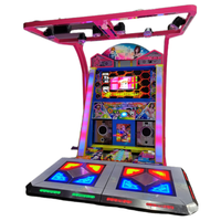 Machine de danse interactive 55 pouces à monnayeur, jeu d'arcade pour deux personnes, machine de danse somatosensorielle