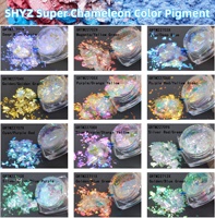 SHYZ Pigment Holographique Caméléon Inorganique pour Vernis à Ongles, Paillettes Cosmétiques, Plus de 100 Types, Certifié MSDS, Pigment de Revêtement
