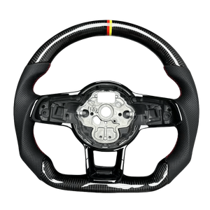Volant en fibre de carbone à haute réactivité adapté à la Volkswagen <span class=keywords><strong>Golf</strong></span> MK7 avec réponse instantanée GTI <span class=keywords><strong>GTD</strong></span> R Gts Variant - Product Image 5
