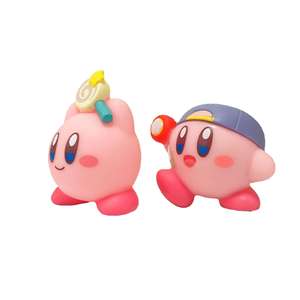 Conjunto de figuras de acción Kawaii Kirby, adornos de Kirby rosa de 3 estilos con juguetes Twister, modelo de PVC, decoración, número de modelo ODM - Product Image 5