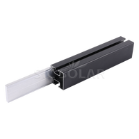 Extension en aluminium pour rails de 40 x 40 mm, connecteur de profil PV, raccord de rail, montage solaire