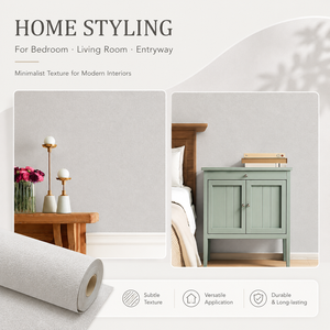 <span class=keywords><strong>Papel</strong></span> pintado de vinilo gris impermeable para dormitorio para uso en apartamentos - Product Image 3