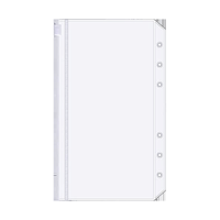 Pochette pour billets imprimés A5/A6/B5, pochette pour cartes de visite, insert de carnet à feuilles mobiles, sac de rangement pour cadeaux en papier