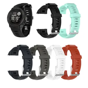 New Silicone Replacement Watch Strap Sport Wristband Belt For Garmin Instinct 2 Band