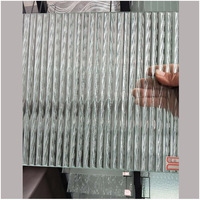 Verre cannelé Moru transparent de première qualité, style chinois, 4mm-12mm, de l'usine de verre Hangxing du Shandong
