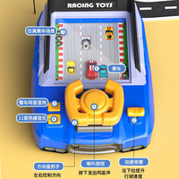 Volant de voiture de course électrique pour enfants avec éclairage et musique Simulation jouet en plastique