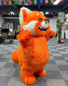 Divertimento in esecuzione 2m/2.6m pubblicità che diventa rosso gonfiabile gatto mascotte costume personaggio dei cartoni animati <span class=keywords><strong>pixar</strong></span> per adulti - Product Image 4