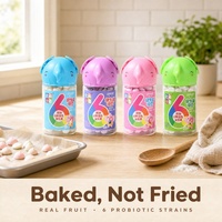 Bouchées de yaourt lyophilisé, collations aux fruits probiotiques pour bébés, tout-petits et enfants, sans additifs naturels, 16g, vente en gros