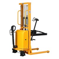 Chariot de transport électrique industriel DYC-YTC pour fûts d'huile, capacité de levage élevée 350 kg, hauteur de levage 1600 mm, chariot élévateur à batterie, rayon de braquage 700 mm max.