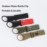 Accessoires de plein air en gros : Clips de bouteille en nylon, support de bouteille d'eau, attache de ceinture à dégagement rapide pour la randonnée et le camping
